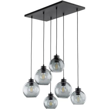 TK Lighting CUBUS GRAPHITE 2833 Hanglamp 6x60W/E27