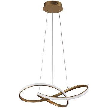 Italux Consa PND-19221C-GD Hanglamp 1x40W/LED 3000K/4000K/6000K 3400lm IP20