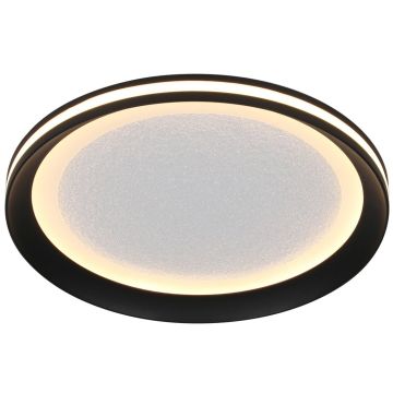 Italux Artizo PLF-02326-S-BK Plafondlamp 1x18W/LED 3000K/4000K/6000K 2200lm IP20