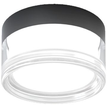 Italux Enios PLF-63829-BK Plafondlamp 1x9W/LED IP65