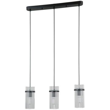 Italux Merto PND-40930-3B-BK Hanglamp 3x40W/E14 IP20