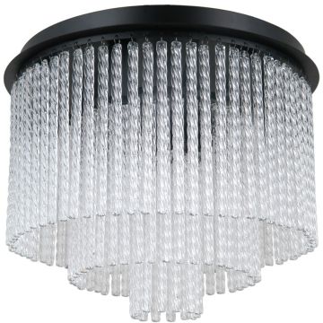 Italux Naute PLF-40931-7A-BK Plafondlamp 7x40W/E14 IP20