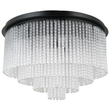 Italux Naute PLF-40931-9A-BK Plafondlamp 9x40W/E14 IP20