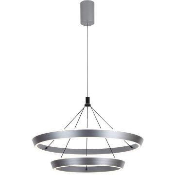 Italux Ottana PND-64739A-GR Hanglamp 1x60W/LED 3000K/4000K/6000K 7900lm IP20