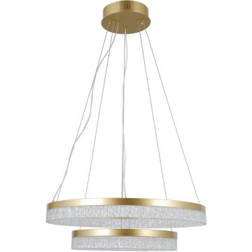 Italux Pantal PND-34533-2L-GD Hanglamp 2x36W/LED 3000K/4000K/6000K 3600lm IP20