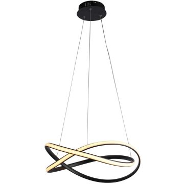 Italux Rumio PND-23917-BK Hanglamp 1x40W/LED 3000K/4000K/6000K 3400lm IP20
