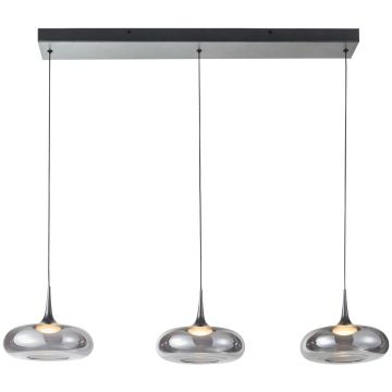 Italux Tenele PND-24028-3B-SILV Hanglamp 3x21W/LED 3000K 1300lm IP20