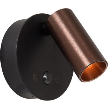 Lucide TONI 29934/02/96 Wandlamp 1x2w/led 2700-4000k 120lm ip20