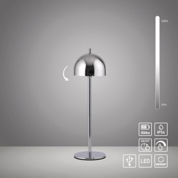 Paul Neuhaus BELLIS 19244-17 Tafellamp 1x2,5W/LED 3000k 210lm ip54