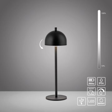 Paul Neuhaus BELLIS 19244-18 Tafellamp 1x2,5W/LED 3000k 189lm ip54