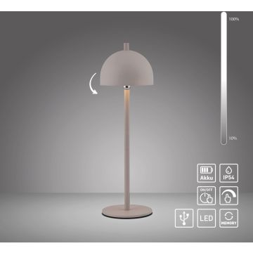 Paul Neuhaus BELLIS 19244-39 Tafellamp 1x2,5W/LED 3000k 210lm ip54