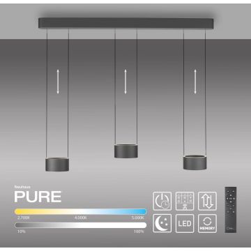 Paul Neuhaus PURE CLIPSE 2473-15 Hanglamp 6x5W/LED 2200-5000k 670lm ip20