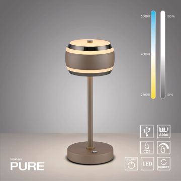 Paul Neuhaus PURE FALLING RINGS 4503-97 Tafellamp 1x8W/LED 2200-5000k 310lm ip20