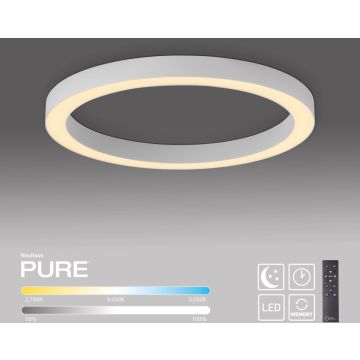 Paul Neuhaus PURE LINES ROUND 6309-16 Plafondlamp 1x30W/LED 2200-5000k 3300lm ip20