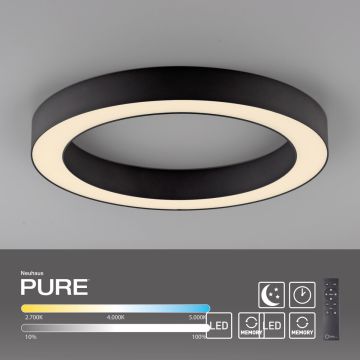 Paul Neuhaus PURE LINES ROUND 6310-13 Plafondlamp 1x21W/LED 2200-5000k 1600lm ip20
