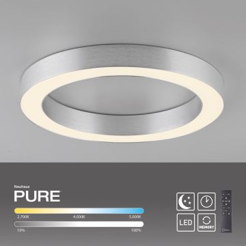 Paul Neuhaus PURE LINES ROUND 6310-95 Plafondlamp 1x21W/LED 2200-5000k 1800lm ip20
