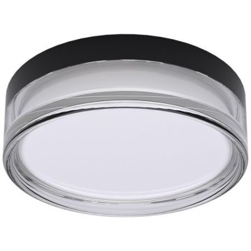 Italux Rilta PLF-73527-S-BK Plafondlamp 1x18W/LED IP65