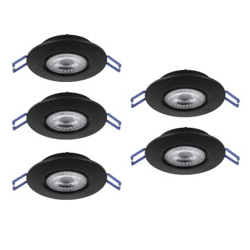 Eglo GEDREZ 300189 Inbouwspot 5x4.9W/LED 2700K, 4000K, 6500K 2600lm ip20