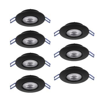 Eglo GEDREZ 300191 Inbouwspot 7x4.9W/LED 2700K, 4000K, 6500K 3640lm ip20