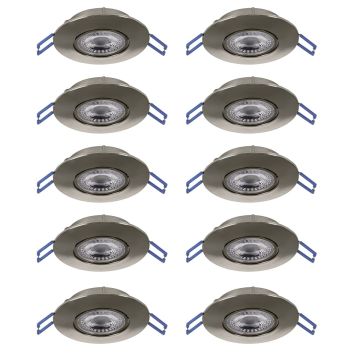 Eglo GEDREZ 300196 Inbouwspot 10x4.9W/LED 2700K, 4000K, 6500K 5200lm ip20
