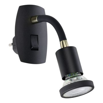 Eglo PARRINI 300912 Wandlamp met stopcontact 1x4.5W/GU10 ip20