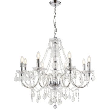 Endon CLARENCE 308-8CL Kroonluchter 8x60W/E14 IP20