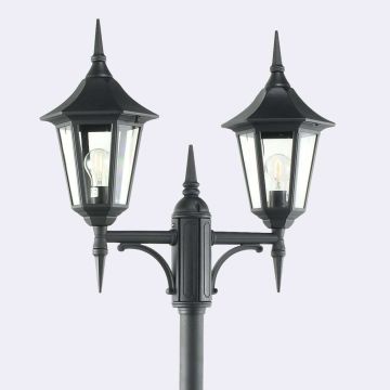 Norlys MODENA 302B Straatlantaarn 2x9W/E27 IP54