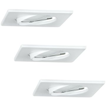 Polux OLIN 305862 Inbouwspot 1x3,5W/GU10 3000K 250LM IP20