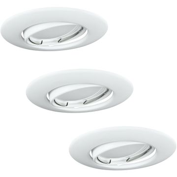 Polux OLIN 306210 Inbouwspot 1x3,5W/GU10 3000K 250LM IP20