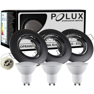 Polux OLIN 306227 Inbouwspot 1x3,5W/GU10 3000K 250LM IP20