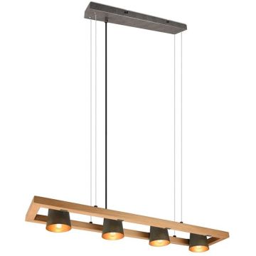 Trio BELL 301900467 Hanglamp 4x25w/e14 ip20