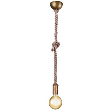 Trio ROPE 310100104 Hanglamp 1x60w/e27 ip20