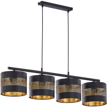 TK Lighting TAGO BLACK 3213 Hanglamp 4x15W/LED E27