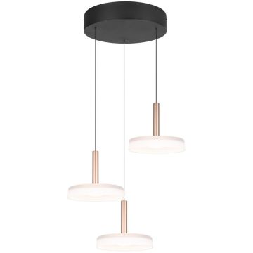 Trio CELESTE 354930365 Hanglamp 3x7w/led 3000k 750lm ip20