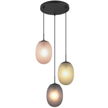 Trio FACETTE 364230317 Hanglamp 3x25w/e27 ip20