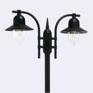Norlys COMO 372B Straatlantaarn 2x9W/E27 IP54