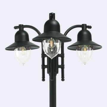 Norlys COMO 373B Straatlantaarn 3x9W/E27 IP54