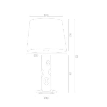 Argon NANCY 3843 Tafellamp 1x15W/E27 IP20