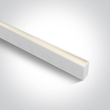 One Light Office & Kitchen 38151A/W/V Lineaire lamp 1x30W|40W|50W/LED 3000K|4000K|5000K 4250lm IP20