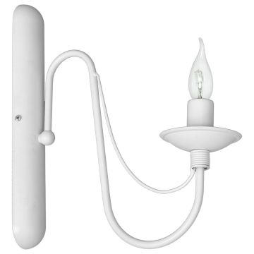 Aldex RÓŻA BIAŁA 397C Wandlamp 1x40W/E14