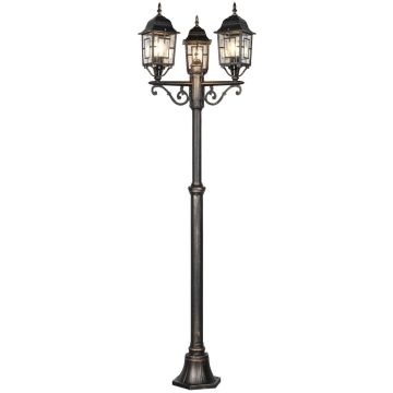 Trio VOLTURNO 405960328 Straatlantaarn 3x60w/e27 ip23