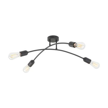 TK Lighting HELIX 4687 Plafondlamp 4x15W/E27