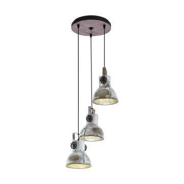 Eglo BARNSTAPLE 49647 Hanglamp 3x60W/E27