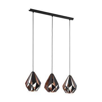 Eglo CARLTON 1 49991 Hanglamp 3x60W/E27