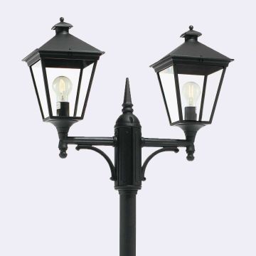 Norlys LONDON BIG 492B Straatlantaarn 2x11W/E27 IP54