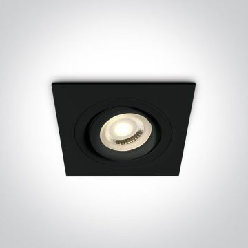 One Light The Dual Ring 51105ABG/B Inbouwspot 1x10W/GU10 IP20