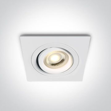One Light The Dual Ring 51105ABG/W Inbouwspot 1x10W/GU10 IP20