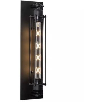 Altavola Design AMSTERDAM LOFT LA001/W_BLACK Wandlamp 1x40W/E27 2700K 150lm IP20
