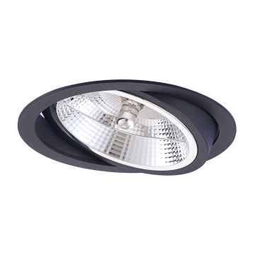 Light Prestige Nero LP-4424/1RS BK movable Inbouwspot 1x50W/GU10 IP20