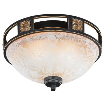 Trio QUINTA 608100224 Plafondlamp 2x42w/e27 ip20
